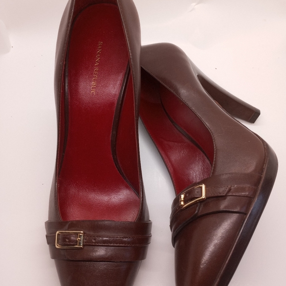 Banana Republic Cinnamon Brown Samanthaup pumps - Picture 2 of 9